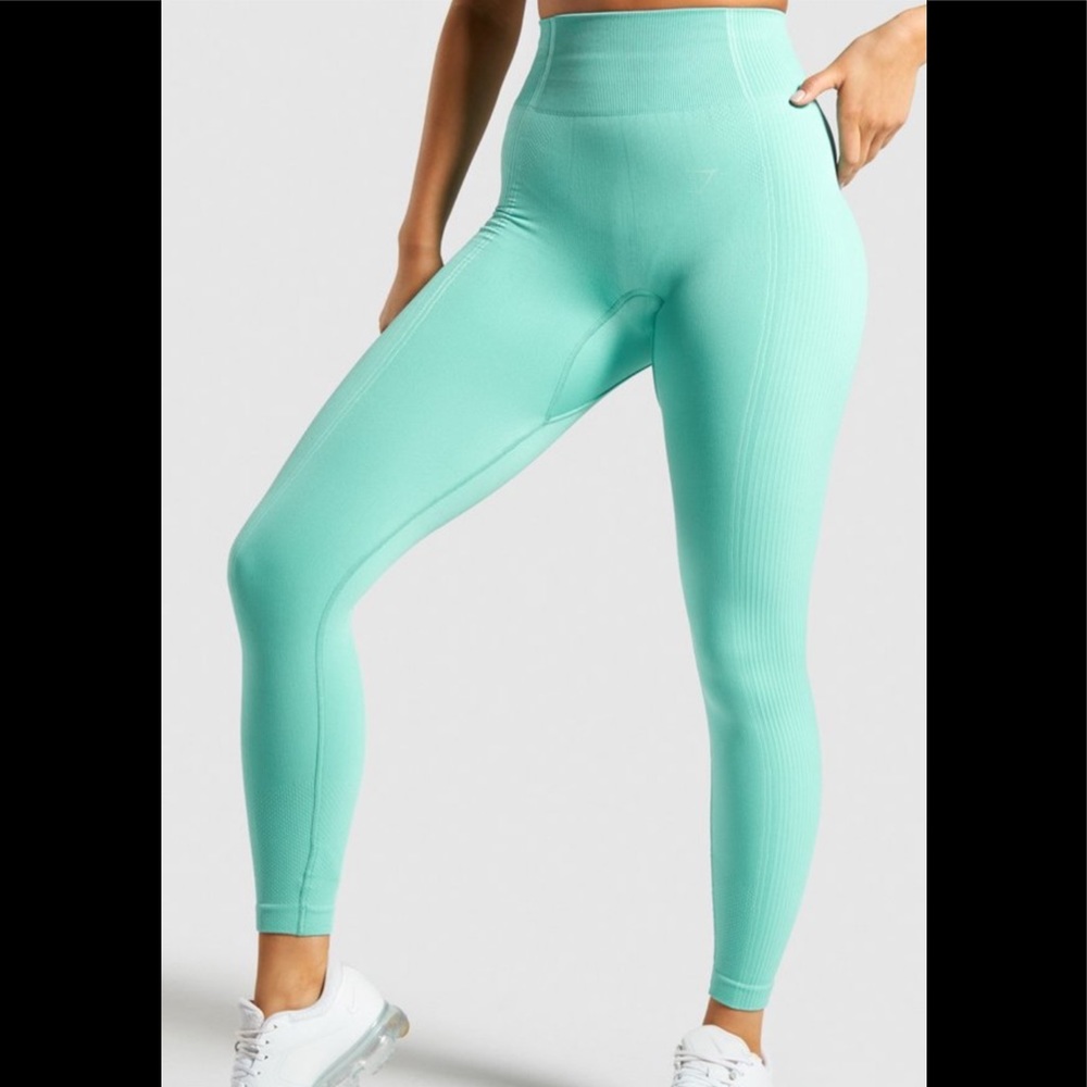 Gymshark Ultra Seamless Leggings Green (XL)